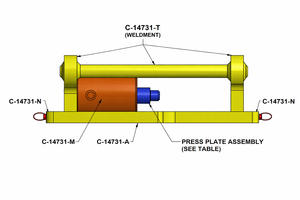 Cadena de Transportador Industrial de Alta Resistencia, Acero Forjado, Doble Flexión DA-550, para Líneas de Pintura Automotriz y Fábrica - Product Image 3