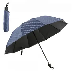OEM-Logo-Druck Werbeaktion grün Herren und Damen winddicht kompakter automatischer faltbarer Regenschirm als Geschenk /