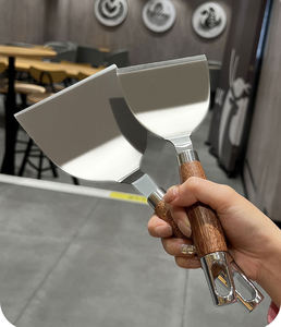 Spatule de cuisine professionnelle en acier inoxydable Syh259 pour barbecue et pizza, avec manche en bois – Nouveauté 2024 pour la maison et la cuisine (vente en gros) - Product Image 2