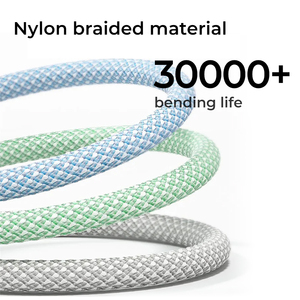 Cable USB Trenzado de PVC de 1m al por Mayor, Carga Rápida de 5A para <span class=keywords><strong>Samsung</strong></span> Android Tipo-C, Compatible con iPhone 15 16 - Product Image 5