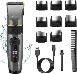 2024 New Hair Clippers For Men Cordless Led Electric Wet/Dry Hair Clippers Manufacturer Men Professional Trimmer
