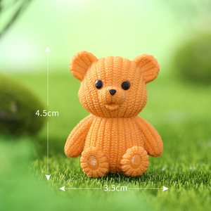 Mini Ositos de PVC en 8 Colores, Figuras de Ositos de Peluche en Miniatura, Animales Pequeños para Esconder en Jardines de Hadas, Accesorios para Manualidades, Decoración de Escritorio - Product Image 5