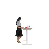Cadre de bureau/table ergonomique à hauteur réglable