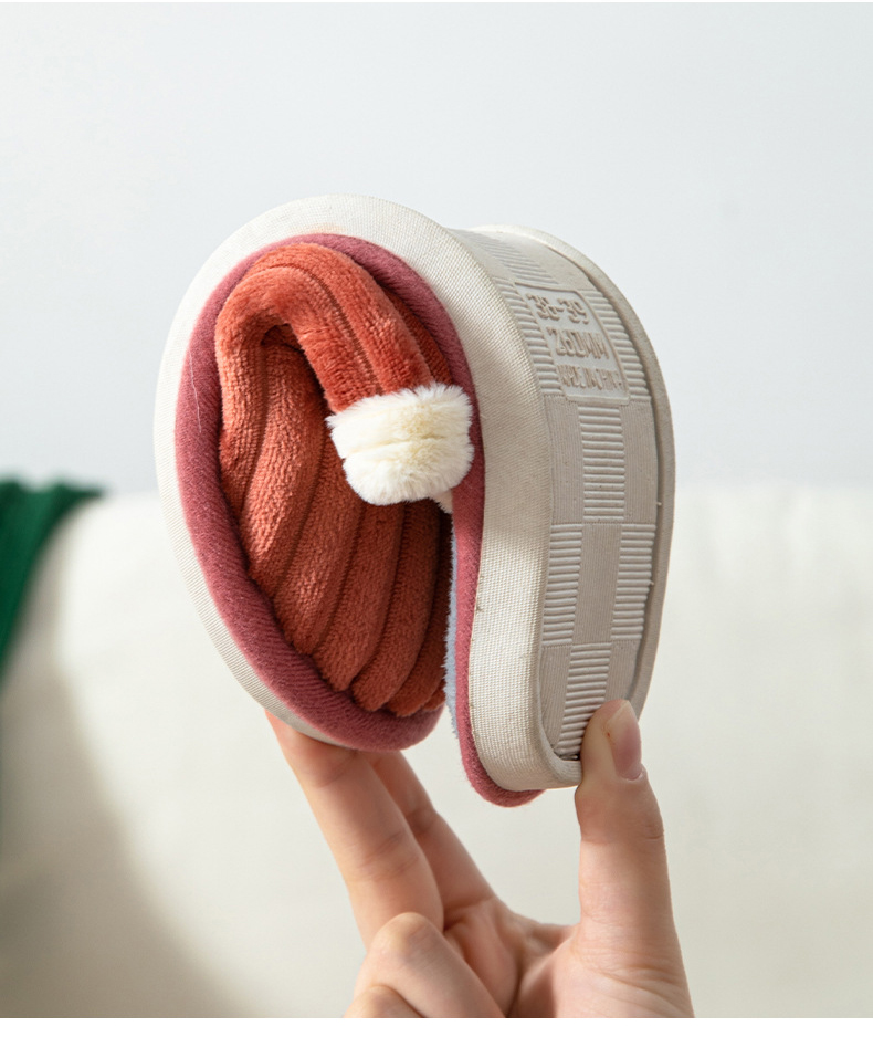 Cheap Wholesale Cute House Slippers Women Bedroom Indoor Plush Slippers Unisex