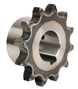 Piñón de Cadena de Rodillos de Acero C45 Doble Fila Estándar Europeo ISO MIGHTY, Diámetro Interior de 10 mm, 20 Dientes, Paso de 6 mm - Product Image 4