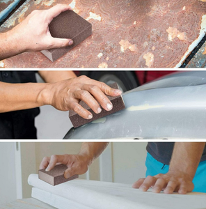 Pot de brosse de ponceuse à main abrasive de haute qualité 100x70x25mm bloc de ponçage éponge - Product Image 6