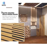 Piège à basses acoustiques en bois au design moderne personnalisé Piège à basse fréquence Diffuseur de son Studio de musique Salle de karaoké Home Bar