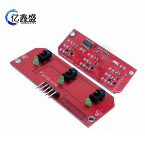 Capteur de suivi de ligne infrarouge Funduino V1.0 TCRT5000 à 3 canaux pour projets de robotique DIY - Product Image 2