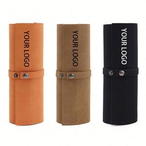 Étui de voyage personnalisé pour montres avec logo, sac professionnel durable, sac de rangement pour montres de grande capacité, rouleaux de montres en cuir PU souple - Product Image 1