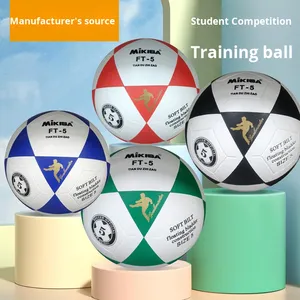 Fornitura Diretta del Produttore di Palloni da Calcio Rivestiti in PVC, Pallone da Calcio N.5 in PU Resistente all'Usura per Allenamento <span class=keywords><strong>e</strong></span> Competizione Adulti - Product Image 2
