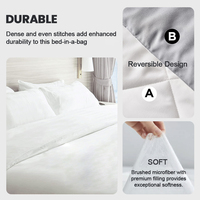 2023 nouveauté reine roi taille microfibre hiver chambre refroidissement blanc duvet d'oie lit couette ensemble de literie
