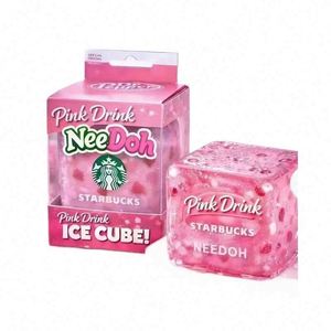 Juguete Sensorial Antiestrés de Goma Blanda de Levantamiento Lento con Forma de Estrella, Dr Pepper, Sprite, Needoh Pink Drink Ice Cube, Malt Sugar - Product Image 3