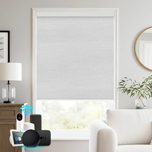 Stores occultants intelligents sans fil Zigbee Tuya personnalisés, protection UV, commande vocale, économie d'énergie, contrôle par application, stores modernes de luxe pour fenêtre - Product Image 1