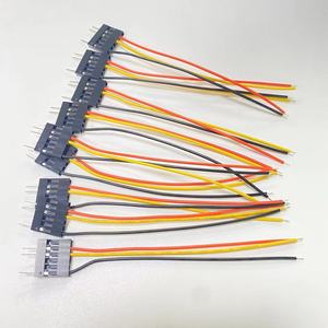 Benutzer definierte Dupont-Kabelst ecker mit 2,54mm Abstand 2/3/4/5/6/7/8 Pin-Überbrückung kabelbaum baugruppe - Product Image 1