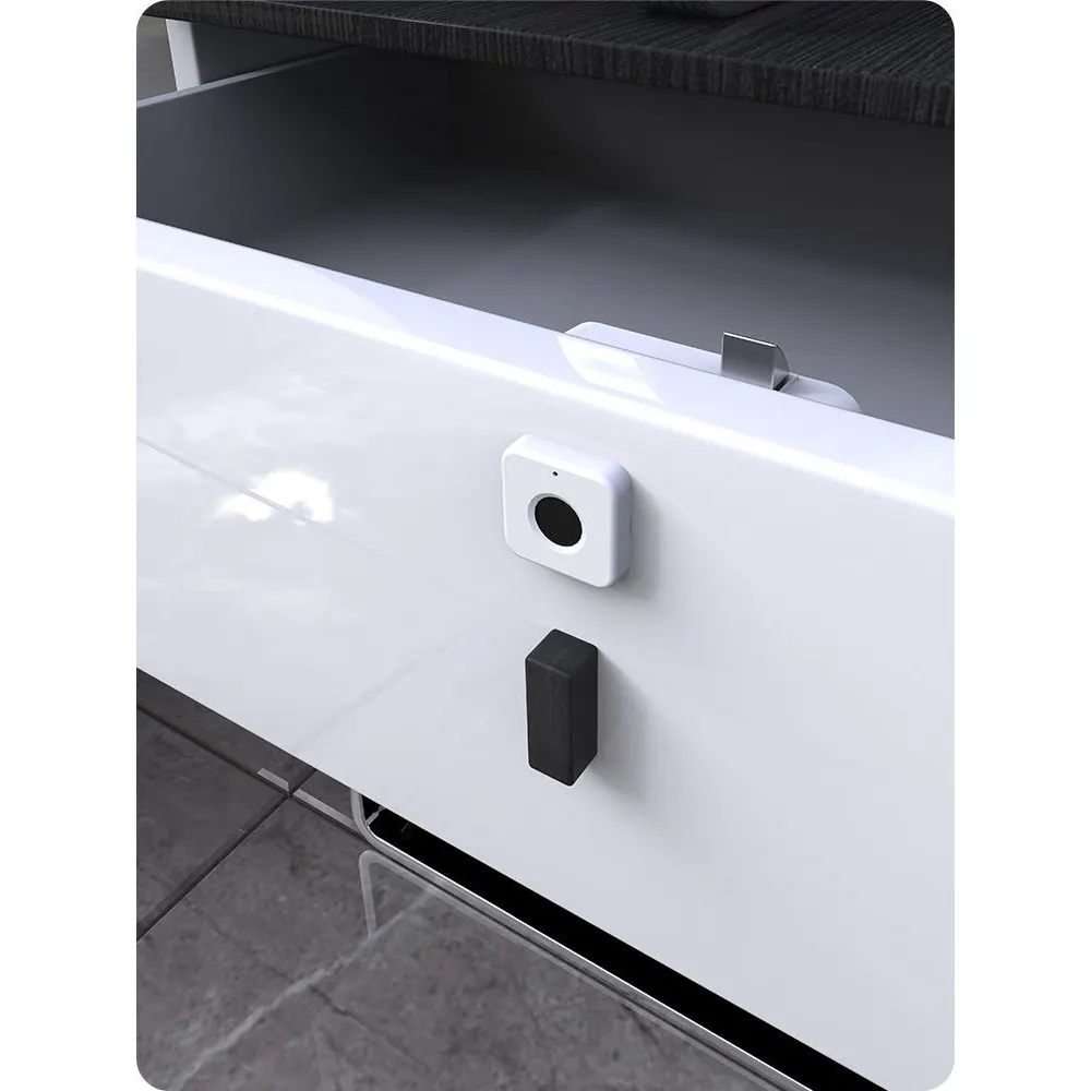 Cabinet Biometric Fingerprint Locks Drawer Square Electronic Smart Lockset Digital Concealed Furniture Locker Cam Lock