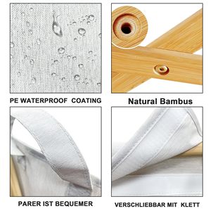 <span class=keywords><strong>Panier</strong></span> à <span class=keywords><strong>linge</strong></span> amovible en forme de grand <span class=keywords><strong>panier</strong></span> à <span class=keywords><strong>linge</strong></span> à 3 compartiments <span class=keywords><strong>Panier</strong></span> de rangement pour vêtements sales - Product Image 5