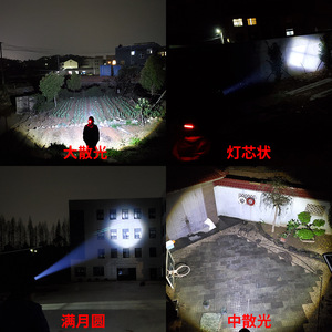 ไฟหน้า P50 18W LED แบบชาร์จไฟได้พร้อมพาวเวอร์แบงค์ในตัวสำหรับตกปลากลางคืนกลางแจ้ง - Product Image 3