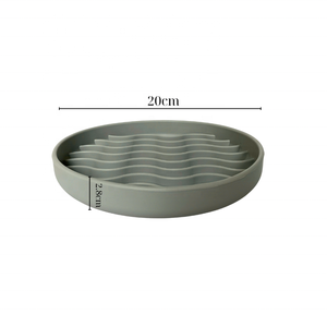 จานอาหารสัตว์เลี้ยงแบบหนา ป้องกันการลื่น ช่วยให้สัตว์เลี้ยงกินช้าลง - Product Image 2