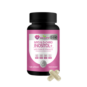 Integratore di Inositolo in Capsule 120 Capsule Complesso di Mio-<span class=keywords><strong>D</strong></span>-Chiro Inositolo Supporto Ormonale Femminile Fornitore di Fabbrica <span class=keywords><strong>Best</strong></span> Seller - Product Image 1