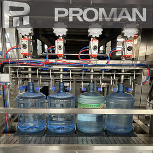 Ligne de production entièrement automatique 5 gallons 19 litres de baril d'eau minérale lavage remplissage machine de capsulage usine d'embouteillage d'eau - Product Image 6