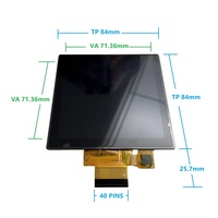 Écran tactile capacitif/résistif 3,92 pouces 320*320 86 Box Full Fit TFT IPS avec interface SPI/RGB/MCU et module LCD CTP