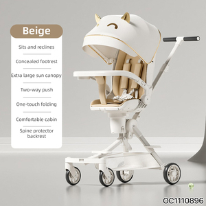 Kim loại nhẹ gấp xe đẩy em bé với tán Kids 'xe đẩy di động - Product Image 4