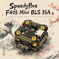 SpeedyBee F405 Mini BLS 35A 20x20mm Stack 3-6S LiPo BLHeli_S ESC 4 en 1 para Dron FPV RC Racing Cinewhoop