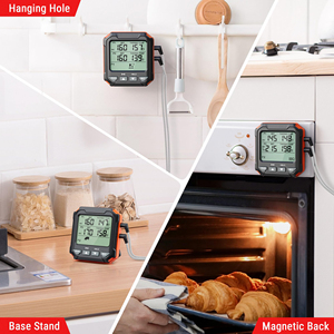 Thermomètre de barbecue sans fil avec sondes haute résistance, thermomètres de cuisine avec deux sondes - Product Image 6