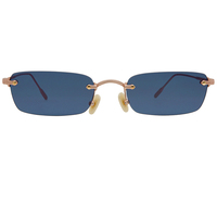 2023 Lunettes de soleil à lentilles en nylon sans cadre Lunettes de soleil rectangulaires sans cadre pour hommes et femmes