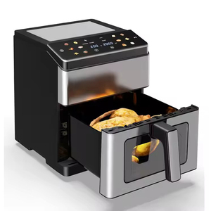 2024 Aparato de cocina más nuevo más vendido en EE. UU. Sin aceite Pantalla táctil digital Visible Freidora de aire 8l con Wifi - Product Image 1
