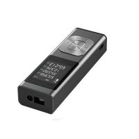 Télémètre laser infrarouge 0-80M, outil de mesure numérique portable avec corps en alliage d'aluminium et port de charge Type-C