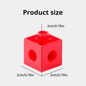 Rompecabezas de Plástico para Jardín de Infancia, Cubo Mágico Cuadrado, Bloques de Construcción, Ensamblaje Educativo, Tema de Animales y Naturaleza, Juguetes para Niños - Product Image 4