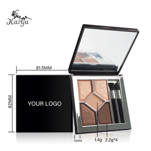 Oem sắc tố cao Vegan ép điện trang điểm mắt thông minh và má Pan Eyeshadow nhỏ Palette 5 màu bóng mắt - Product Image 5