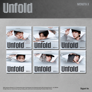 <strong>MONSTA</strong> X USA Album [Unfold] (Digipack Ver.) Official Kpop Korea Album CD Official Kpop Korea Album CD - Product Image 4