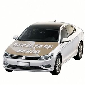 Promotional Custom Car Hood <b>Flag</b> Wholesale Elastic Size Fit Engine Hood Mirror Logo Design Cover <b>Flag</b> - Product Image 2