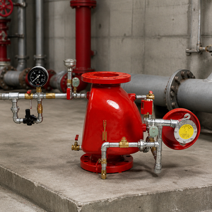 Système de soupape de déversement d'eau automatique flexible San Tuan de 2 à 12 pouces approuvé FM pour la protection incendie industrielle - Fonte ductile durable - Product Image 1