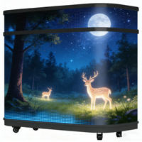 Venta Directa de Fábrica, Panel de Pantalla LED HD a Todo Color P2.5, Video Wall Curvo Portátil, HDR10+, Brillo de 800CD, 3840Hz, 5 Años de Garantía