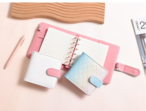 ห่วงใส่เงิน3ห่วงแบบหลวมสมุดโน้ตวางแผนซื้อขายกระเป๋าสตางค์ <span class=keywords><strong>A7</strong></span>ขนาดเล็ก - Product Image 4