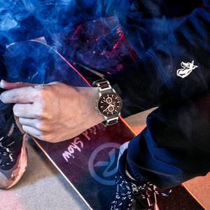 Jam Tangan Pria Mewah Tahan Air <span class=keywords><strong>3</strong></span> Bar dengan Logo Kustom Populer 2026, Kronograf Bisnis, Quartz, Logam dan Kayu - Product Image 4