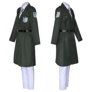 Disfraz de Cosplay de Anime Aot, Disfraz de Levi, Shingek No Kyojin, Abrigo de Soldado de la Legión de Exploración, Chaqueta de Gabardina, Uniforme, Disfraces de Halloween - Product Image 3