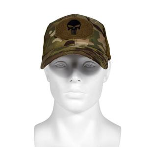 หมวกแก๊ปตาข่ายลายพรางสีเขียวแบบกำหนดเองสำหรับผู้ชาย กันน้ำ ลายพราง ปักโลโก้ ผ้าฝ้าย ไนลอน โพลีเอสเตอร์ - Product Image 3