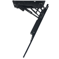 Support de télévision motorisé électrique pour plafond avec télécommande, support pliable en acier, 32-85 pouces, certifié CE