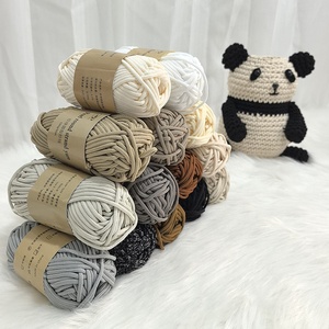 Cung Cấp Bán Buôn 100% <span class=keywords><strong>Polyester</strong></span> Sợi Tay Dệt Kim Thảm Lưu Trữ Giỏ 4Mm T-Shirt Sợi Bông Sợi Xoắn - Product Image 4