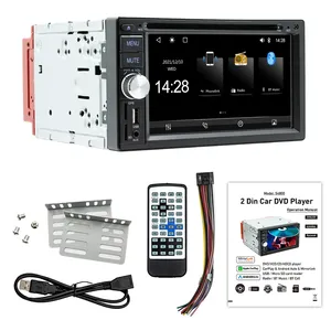 2Din 6.2 "Carro Universal <span class=keywords><strong>MP5</strong></span> <span class=keywords><strong>Player</strong></span> Auto Estéreo com DVD Disc Multimídia Com Fio Carplay & <span class=keywords><strong>Android</strong></span> Auto Rádio FM USB TF Cartão AUX - Product Image 6