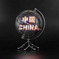 Globe terrestre transparent multi-couleurs Wellfun pour bureau, avec ventilateur holographique intégré, connexion Wi-Fi, prix de gros