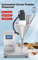 Micro-doseuse à vis sans fin 1g-50g pour épices sèches/farine/matcha - Petite machine de remplissage de poudre de table avec distributeur à vis spirale