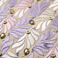 Dentelle en voile de coton à motif floral africain avec broderie en tulle cristallin, motif exclusif de dentelle suisse, tissu en dentelle guipure