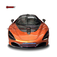 Novi Style Karbon Fiber Motor Kaputu McLaren 720S Araba Motor Kaputu Kapağı Çin Modifiye Araba Parçaları Karbon Fiber