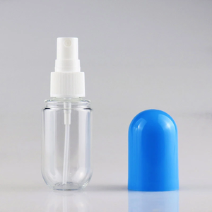 Botella de Spray Redonda de Plástico PET de 60ml 100ml con Pulverizador Fino para Perfume, Atomizador, Botella Vacía - Product Image 1