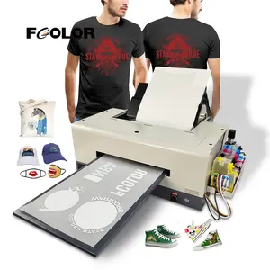 זול DTF מכונה העברת חום מדפסת L1800 עבור סרט PET הדפסה עבור כותנה חולצה הדפסת A3
